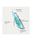 Benefits infographic for Janssen Cosmetics Marine Collagen Ampoule Selection highlighting professional ampoule treatments for firmer, smoother-looking skin.